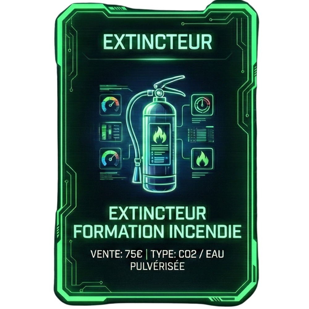 Extincteur - Vente 75€